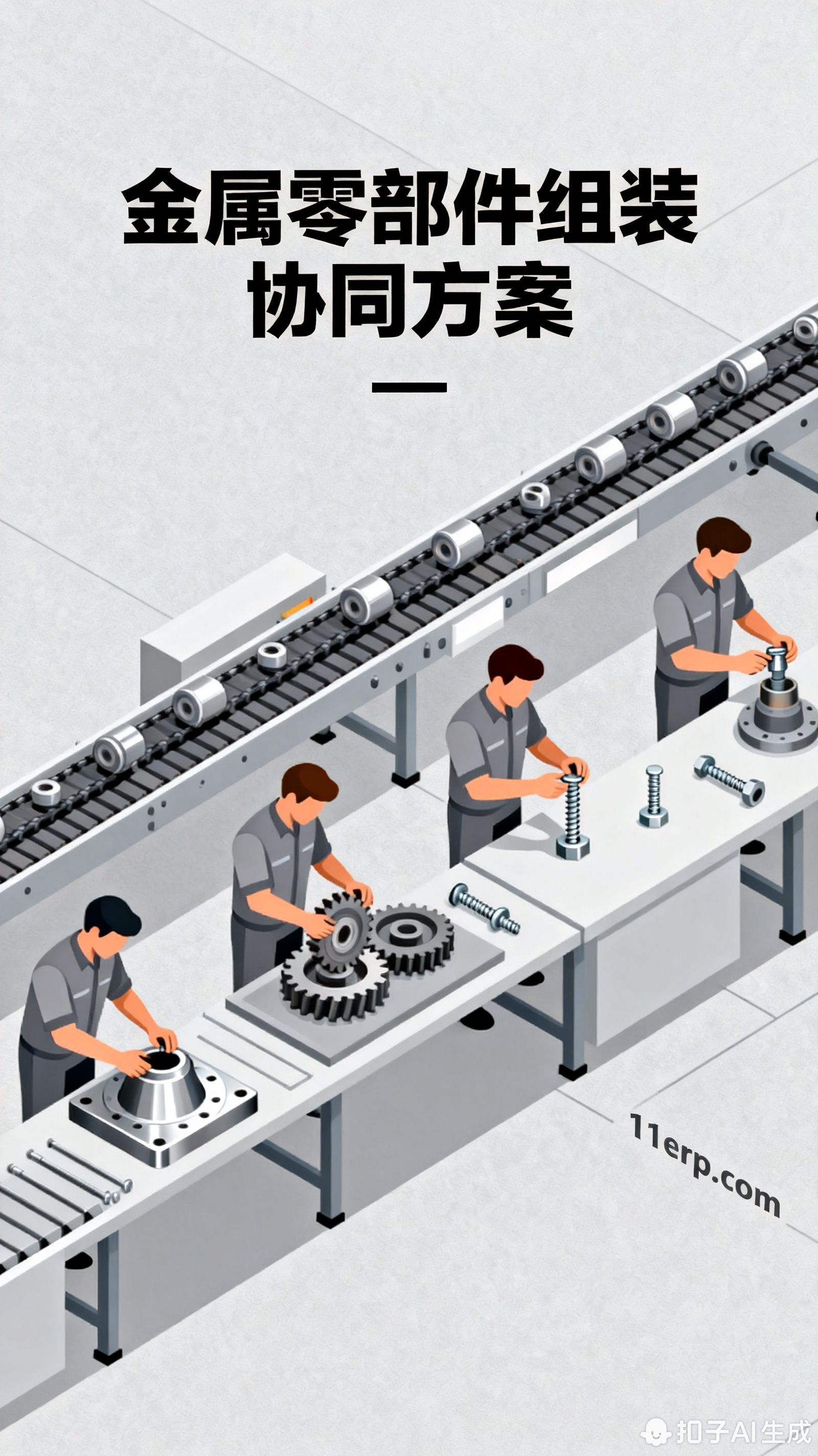 金属零部件组装协同方案